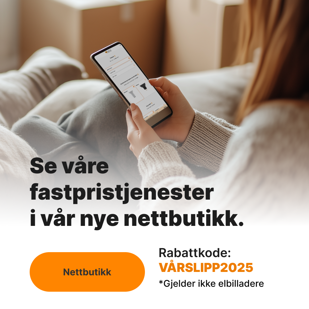 Se våre nye fastpristjenester i vår nye nettbutikk. Rabattkode: VÅRSLIPP2025